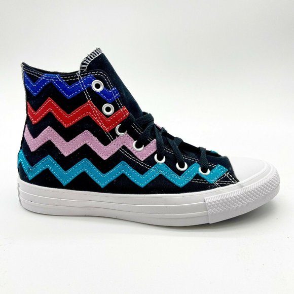 Converse Shoes - Converse Chuck Taylor All Star Hi Black University Red Womens Sneakers 567167C